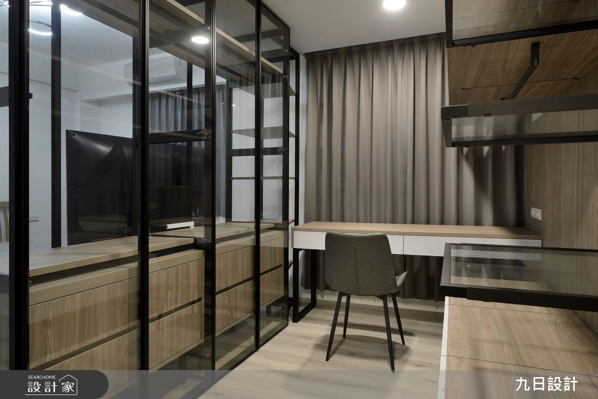 28坪新成屋(5年以下)＿混搭風書房案例圖片＿九日室內裝修設計＿九日_40之6