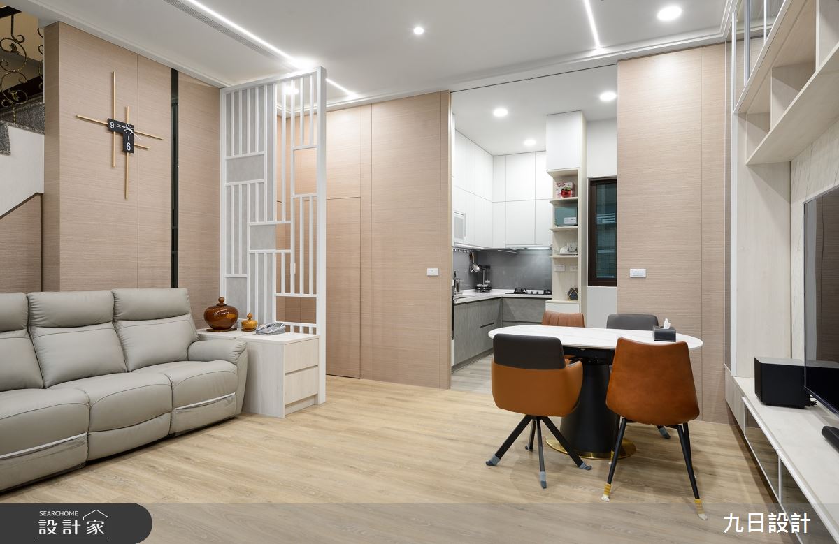 60坪新成屋(5年以下)＿混搭風客廳案例圖片＿九日室內裝修設計＿九日_41之4
