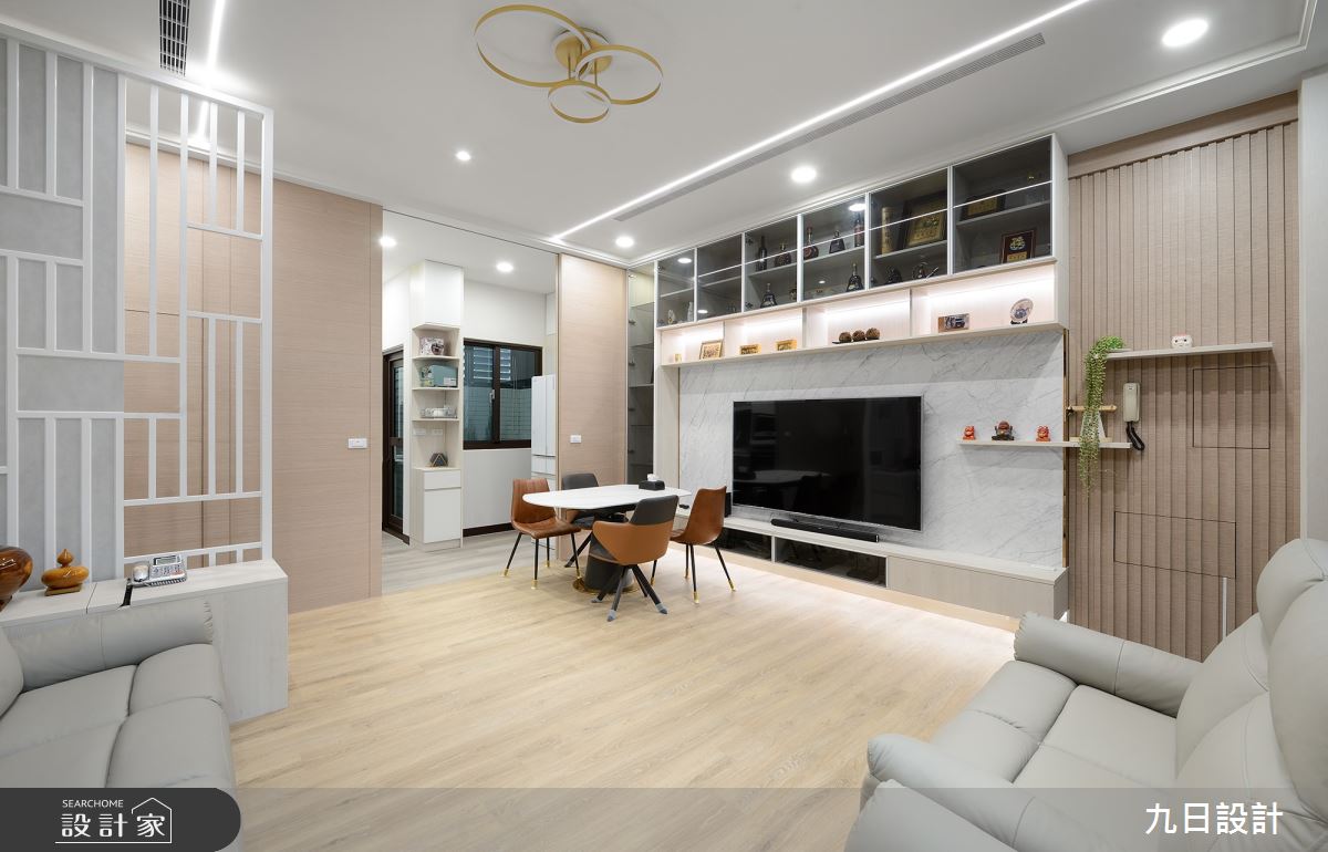 60坪新成屋(5年以下)＿混搭風客廳案例圖片＿九日室內裝修設計＿九日_41之2