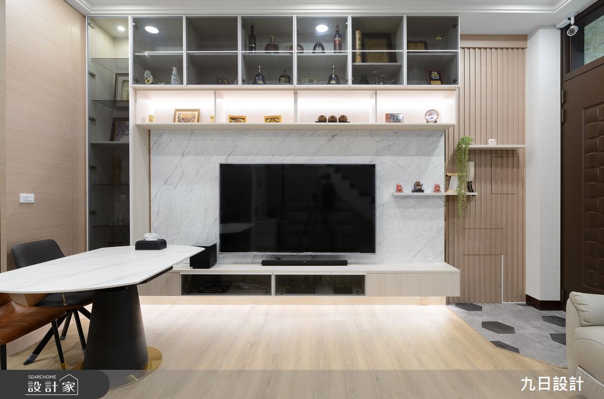 60坪新成屋(5年以下)＿混搭風客廳案例圖片＿九日室內裝修設計＿九日_41之1