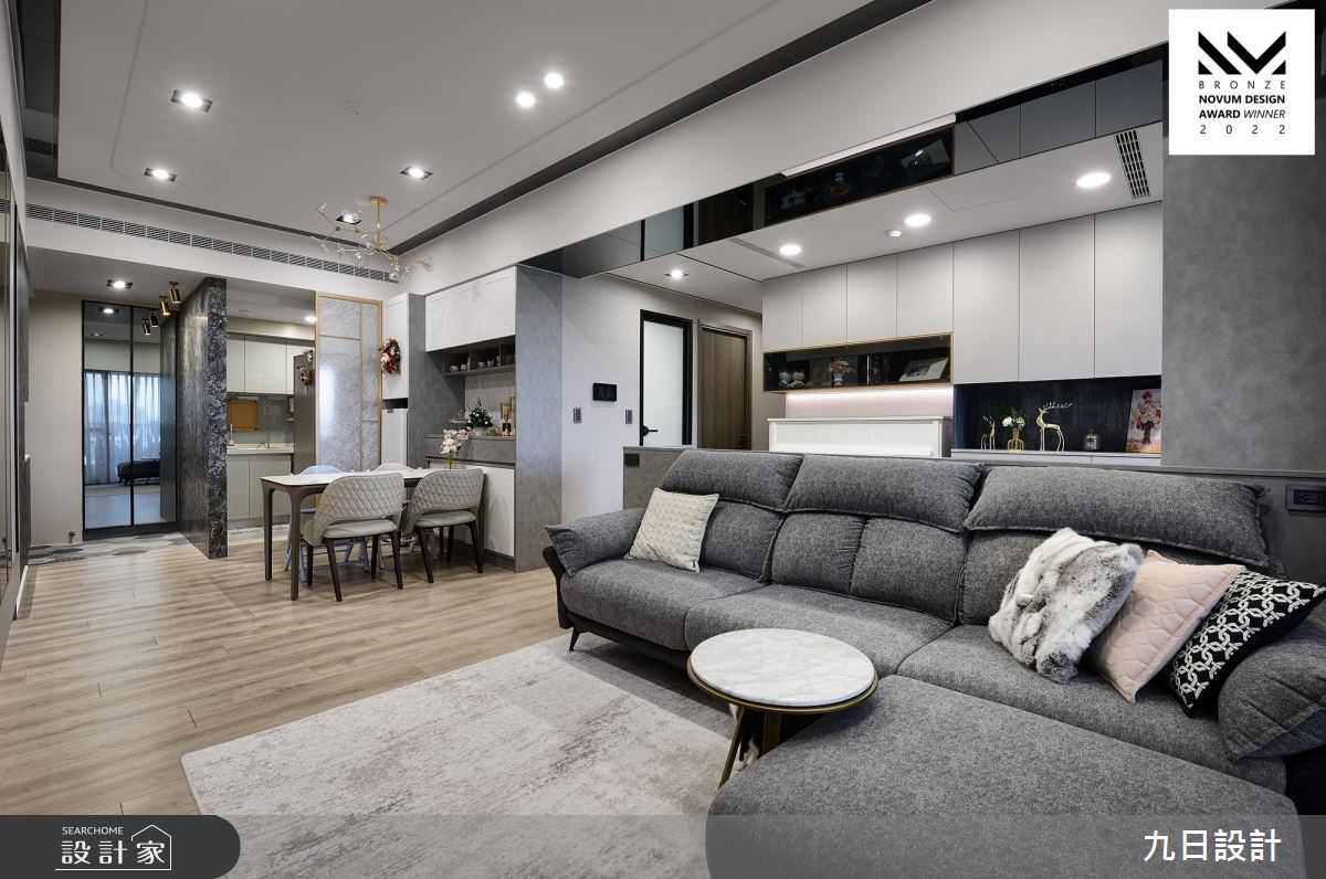 30坪新成屋(5年以下)＿混搭風客廳餐廳案例圖片＿九日室內裝修設計＿九日_42之17