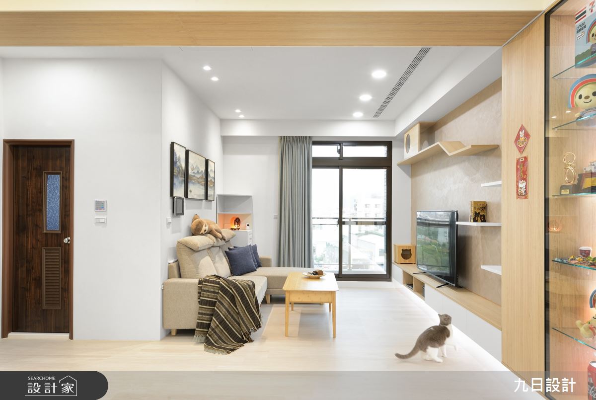 18坪新成屋(5年以下)＿北歐風客廳案例圖片＿九日室內裝修設計＿九日_43之7