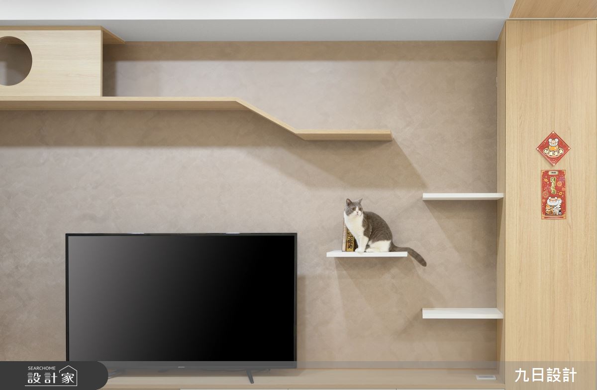 18坪新成屋(5年以下)＿北歐風客廳案例圖片＿九日室內裝修設計＿九日_43之14