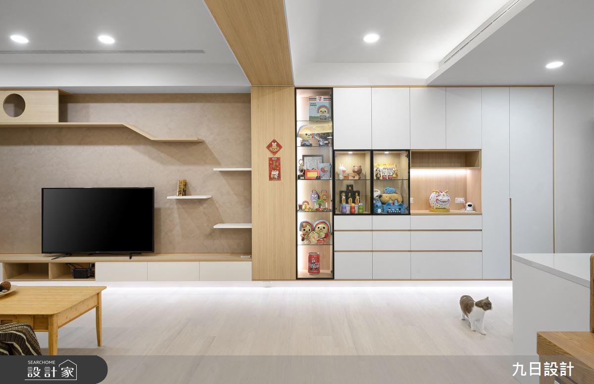 18坪新成屋(5年以下)＿北歐風客廳案例圖片＿九日室內裝修設計＿九日_43之3