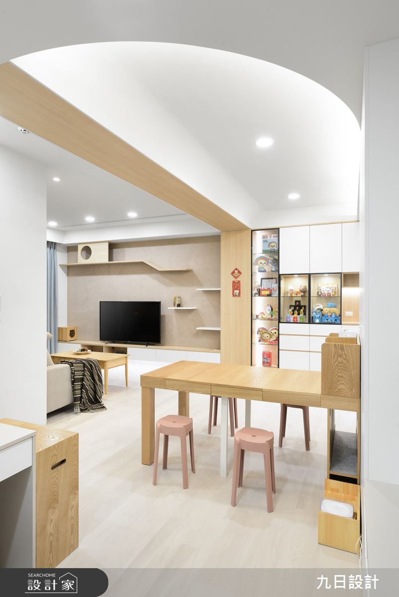 18坪新成屋(5年以下)＿北歐風餐廳案例圖片＿九日室內裝修設計＿九日_43之16