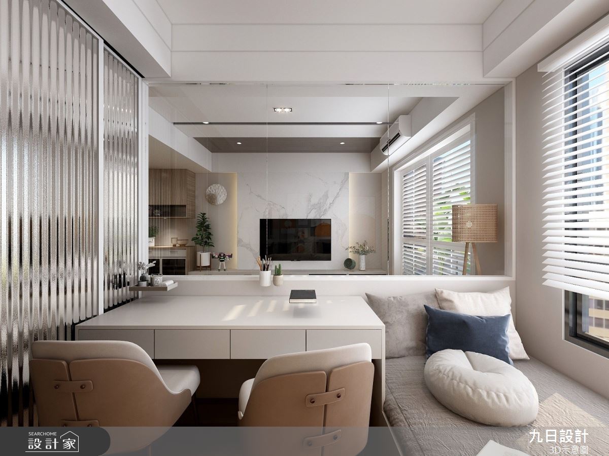 22坪預售屋＿現代風書房臥榻案例圖片＿九日室內裝修設計＿九日_44之11