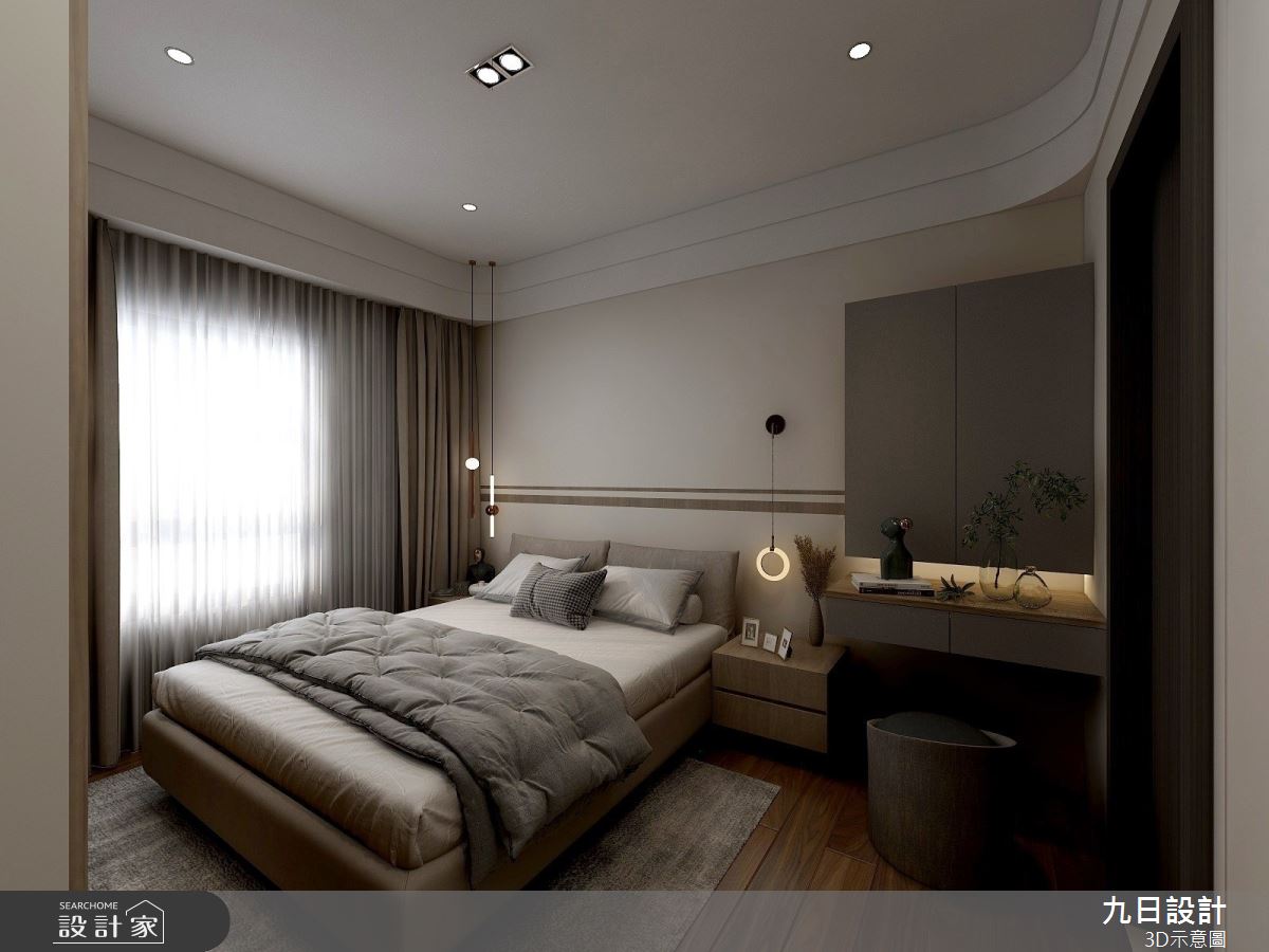 22坪預售屋＿現代風臥室案例圖片＿九日室內裝修設計＿九日_44之15