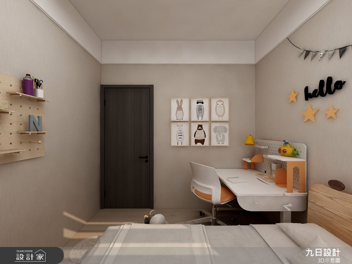 22坪預售屋＿現代風兒童房兒童房案例圖片＿九日室內裝修設計＿九日_44之18