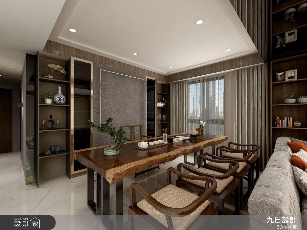 90坪新成屋(5年以下)＿混搭風餐廳案例圖片＿九日室內裝修設計＿九日_46之6