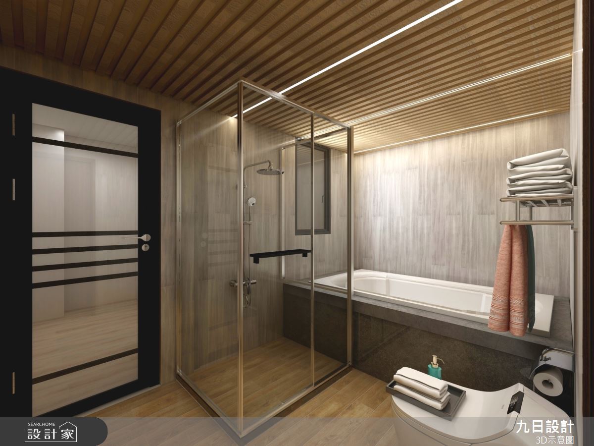 90坪新成屋(5年以下)＿混搭風浴室案例圖片＿九日室內裝修設計＿九日_46之14