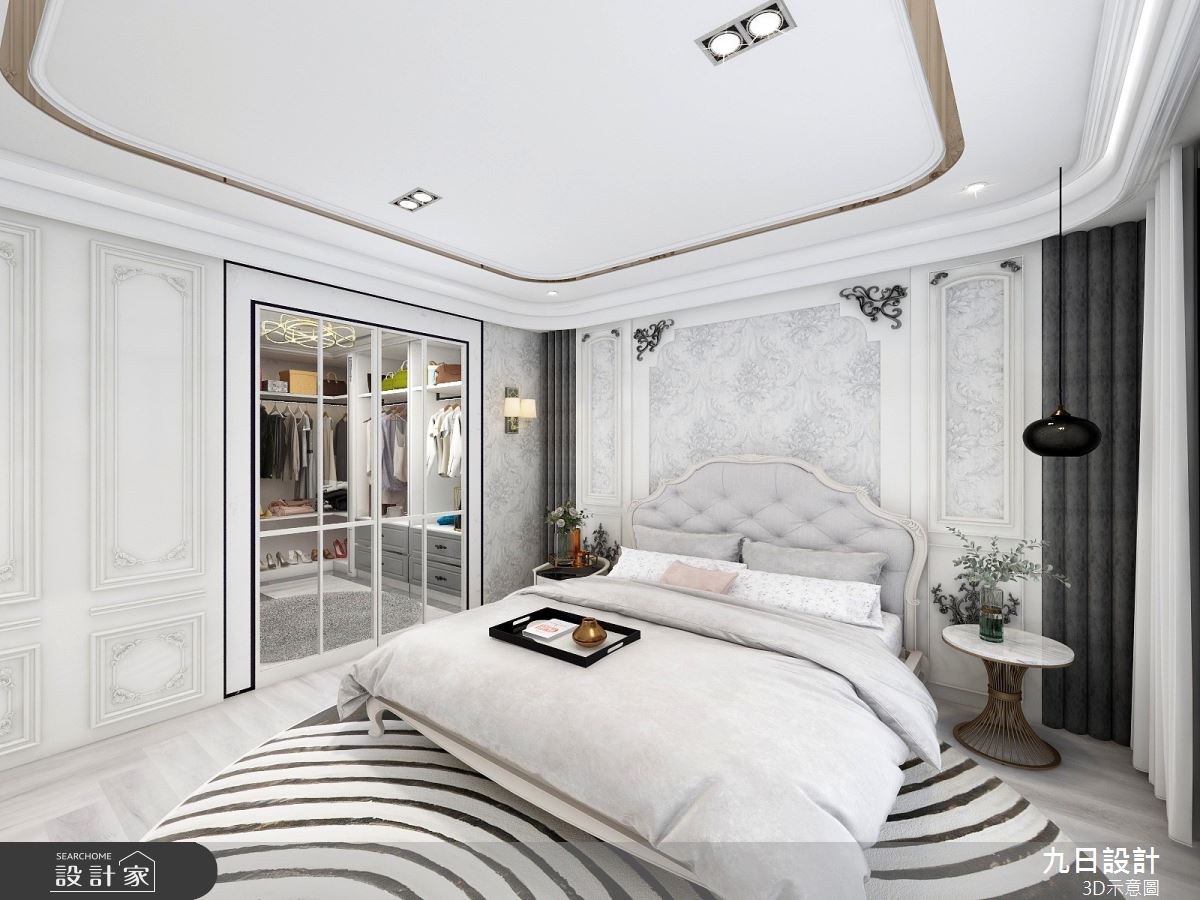 79坪新成屋(5年以下)＿混搭風臥室更衣間案例圖片＿九日室內裝修設計＿九日_47之8