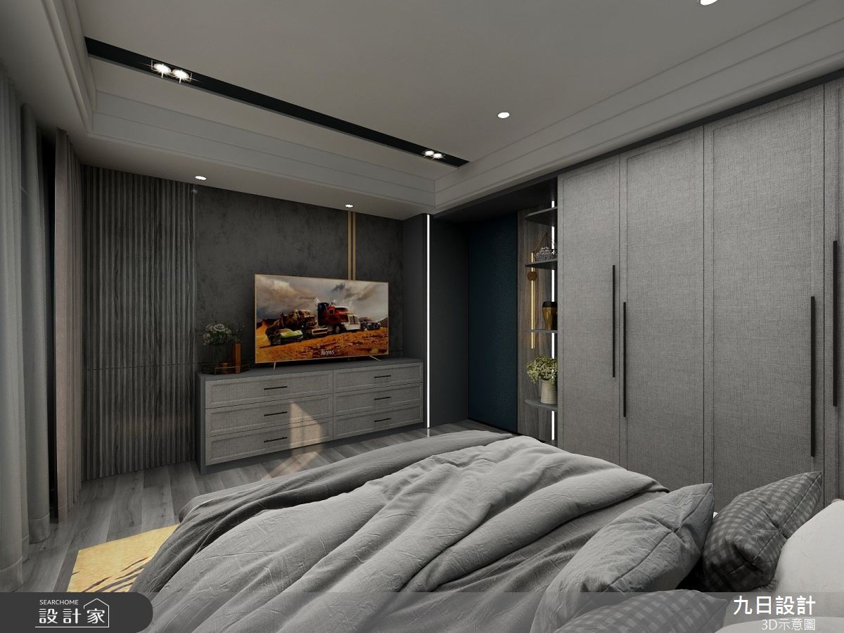 79坪新成屋(5年以下)＿混搭風臥室客房案例圖片＿九日室內裝修設計＿九日_47之18