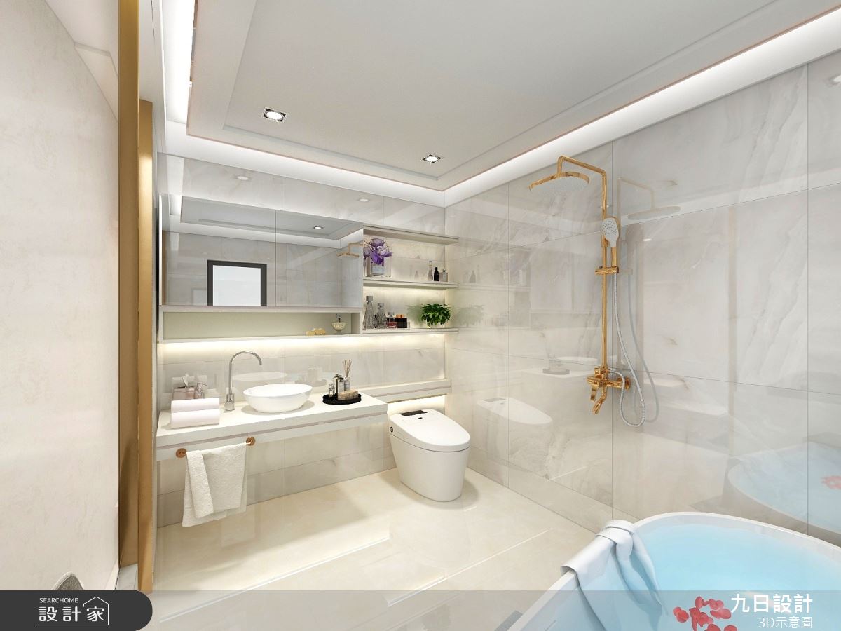 79坪新成屋(5年以下)＿混搭風浴室案例圖片＿九日室內裝修設計＿九日_47之26