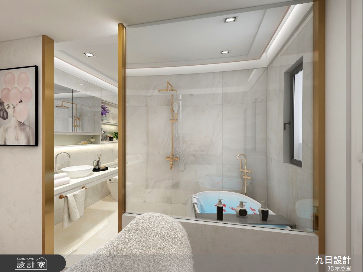 79坪新成屋(5年以下)＿混搭風浴室案例圖片＿九日室內裝修設計＿九日_47之28