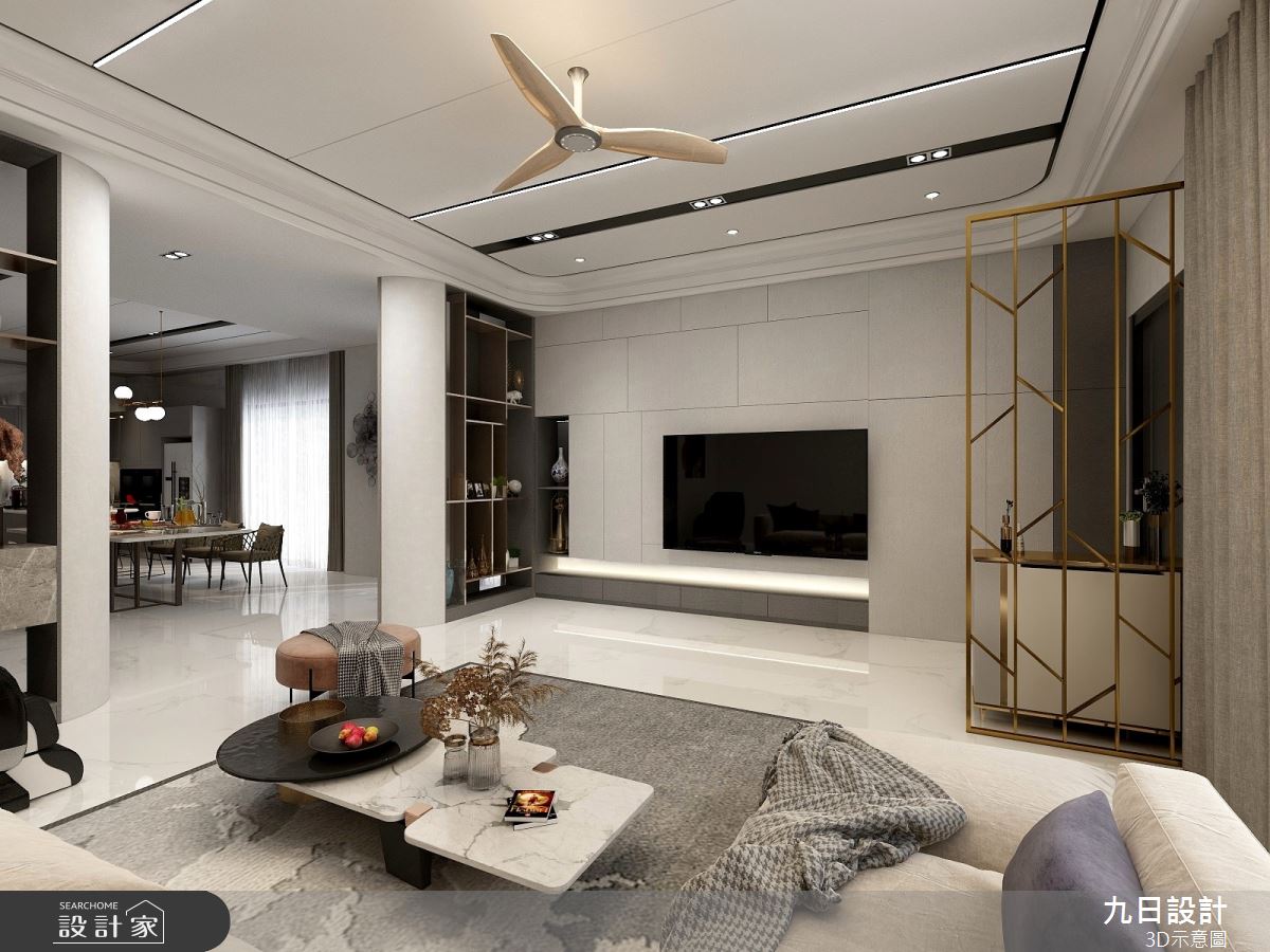 新成屋(5年以下)＿現代風客廳案例圖片＿九日室內裝修設計＿九日_48之1