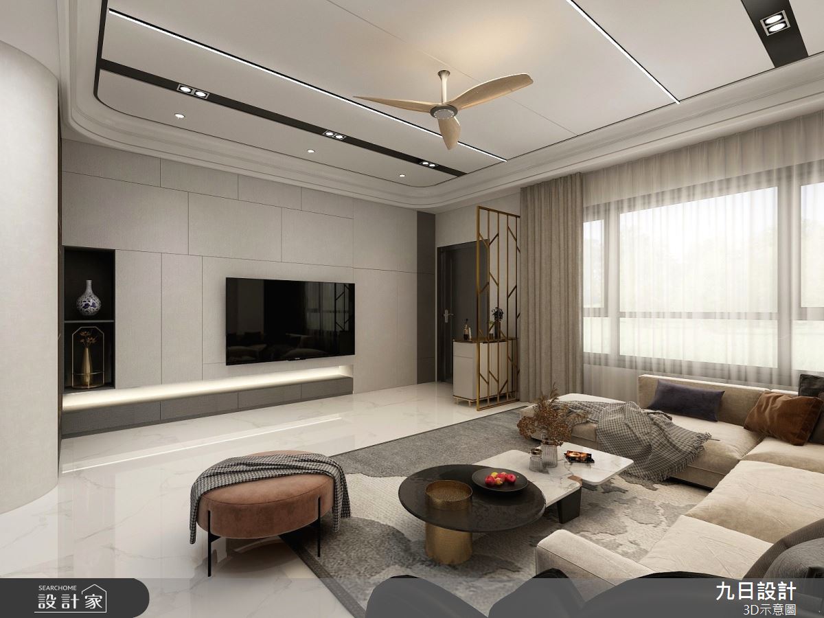 新成屋(5年以下)＿現代風客廳案例圖片＿九日室內裝修設計＿九日_48之5