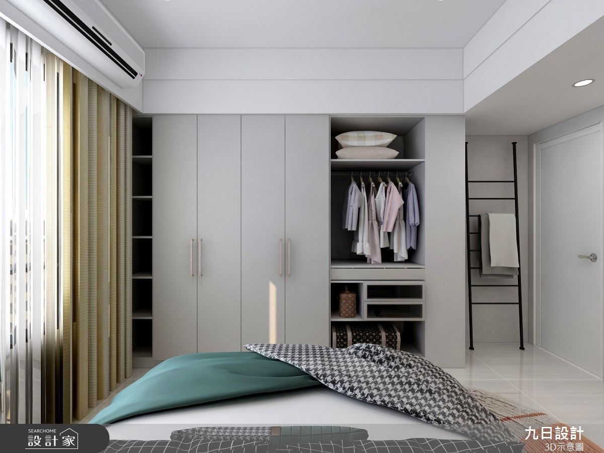 21坪新成屋(5年以下)＿混搭風臥室案例圖片＿九日室內裝修設計＿九日_50之9