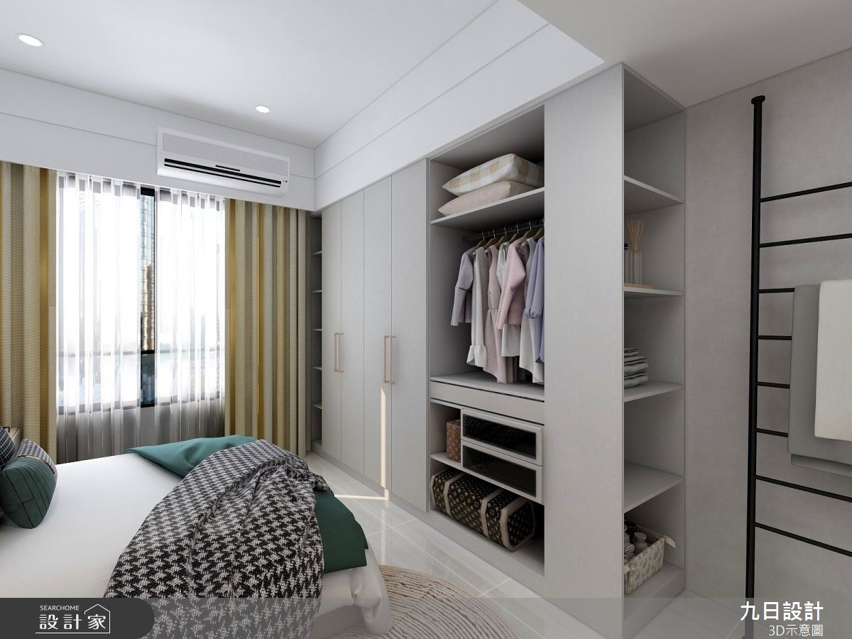 21坪新成屋(5年以下)＿混搭風臥室案例圖片＿九日室內裝修設計＿九日_50之10