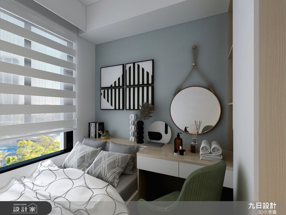 21坪新成屋(5年以下)＿混搭風客房案例圖片＿九日室內裝修設計＿九日_50之11