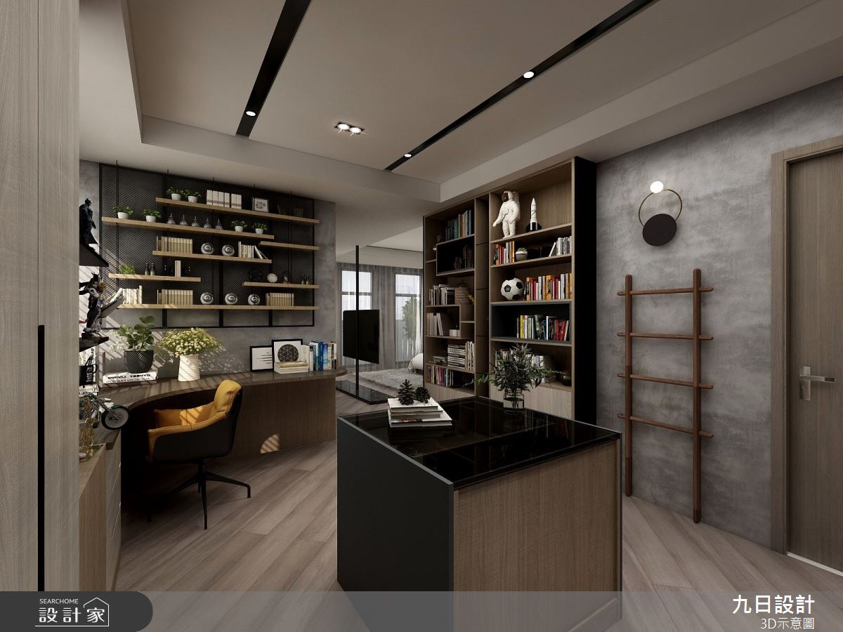 新成屋(5年以下)＿現代風書房多功能室案例圖片＿九日室內裝修設計＿九日_51之11