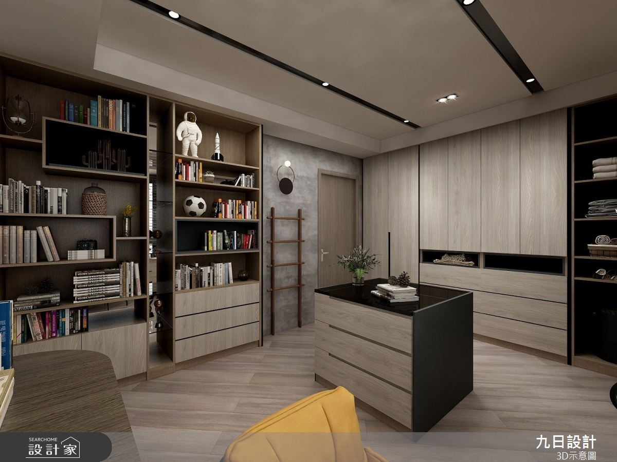 新成屋(5年以下)＿現代風書房多功能室案例圖片＿九日室內裝修設計＿九日_51之12