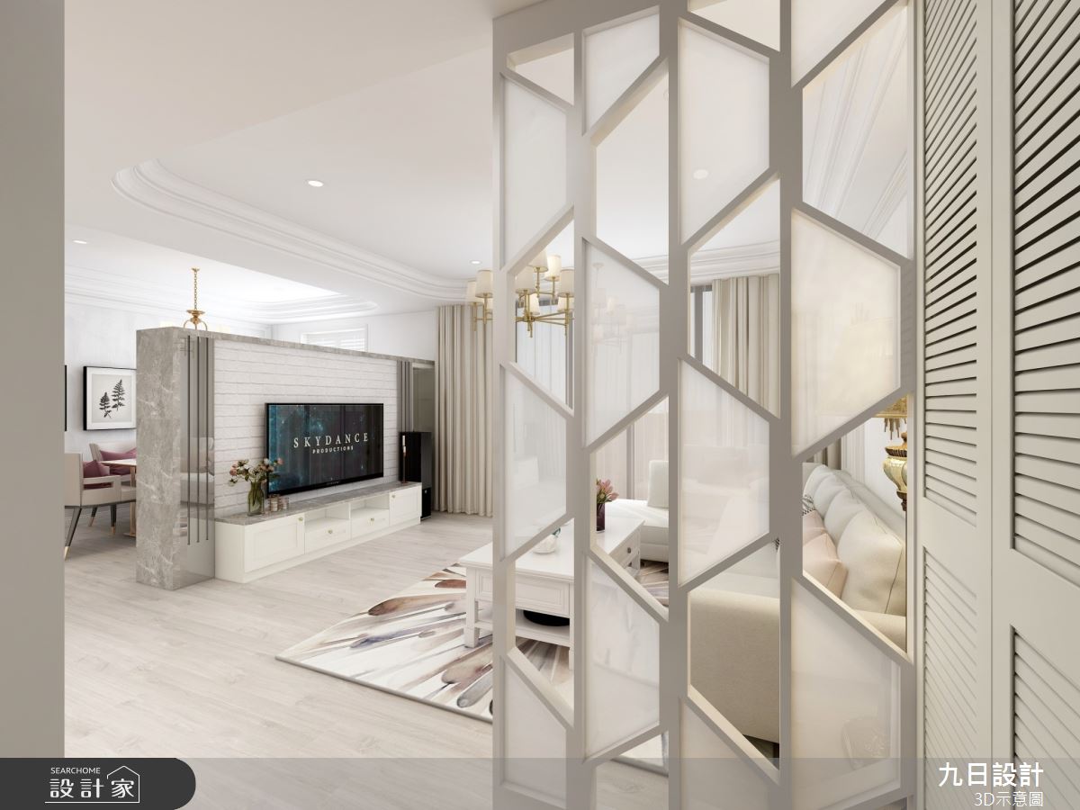 90坪新成屋(5年以下)＿混搭風客廳案例圖片＿九日室內裝修設計＿九日_52之1