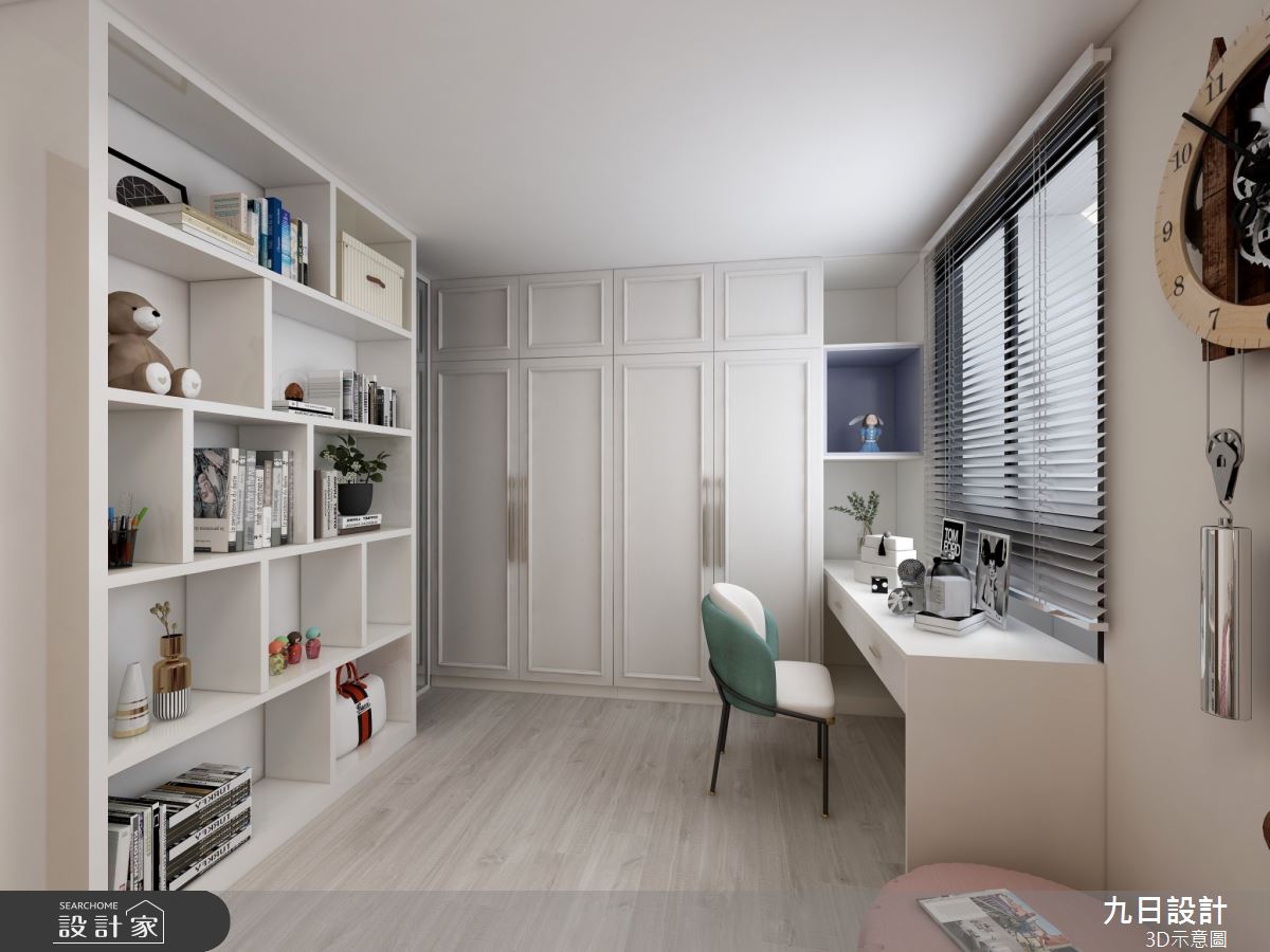 90坪新成屋(5年以下)＿混搭風臥室案例圖片＿九日室內裝修設計＿九日_52之14