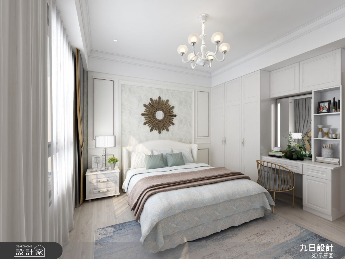 90坪新成屋(5年以下)＿混搭風臥室案例圖片＿九日室內裝修設計＿九日_52之15