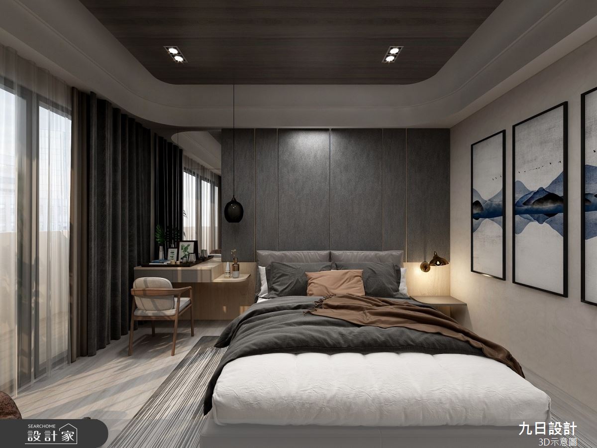 新成屋(5年以下)＿現代風臥室案例圖片＿九日室內裝修設計＿九日_53之9