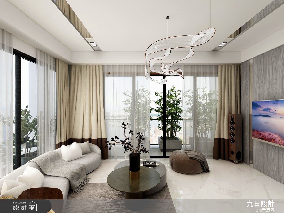 新成屋(5年以下)＿現代風客廳案例圖片＿九日室內裝修設計＿九日_53之18