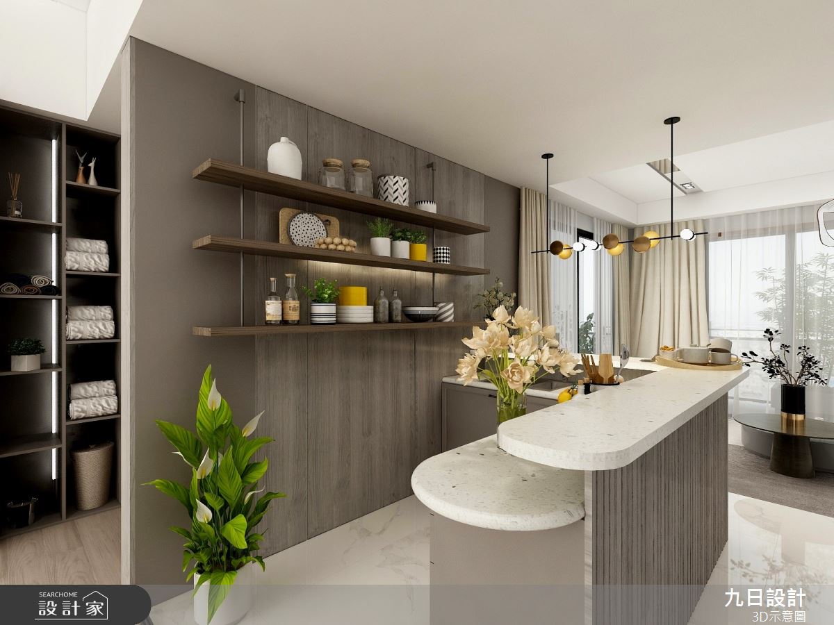 新成屋(5年以下)＿現代風吧檯案例圖片＿九日室內裝修設計＿九日_53之21