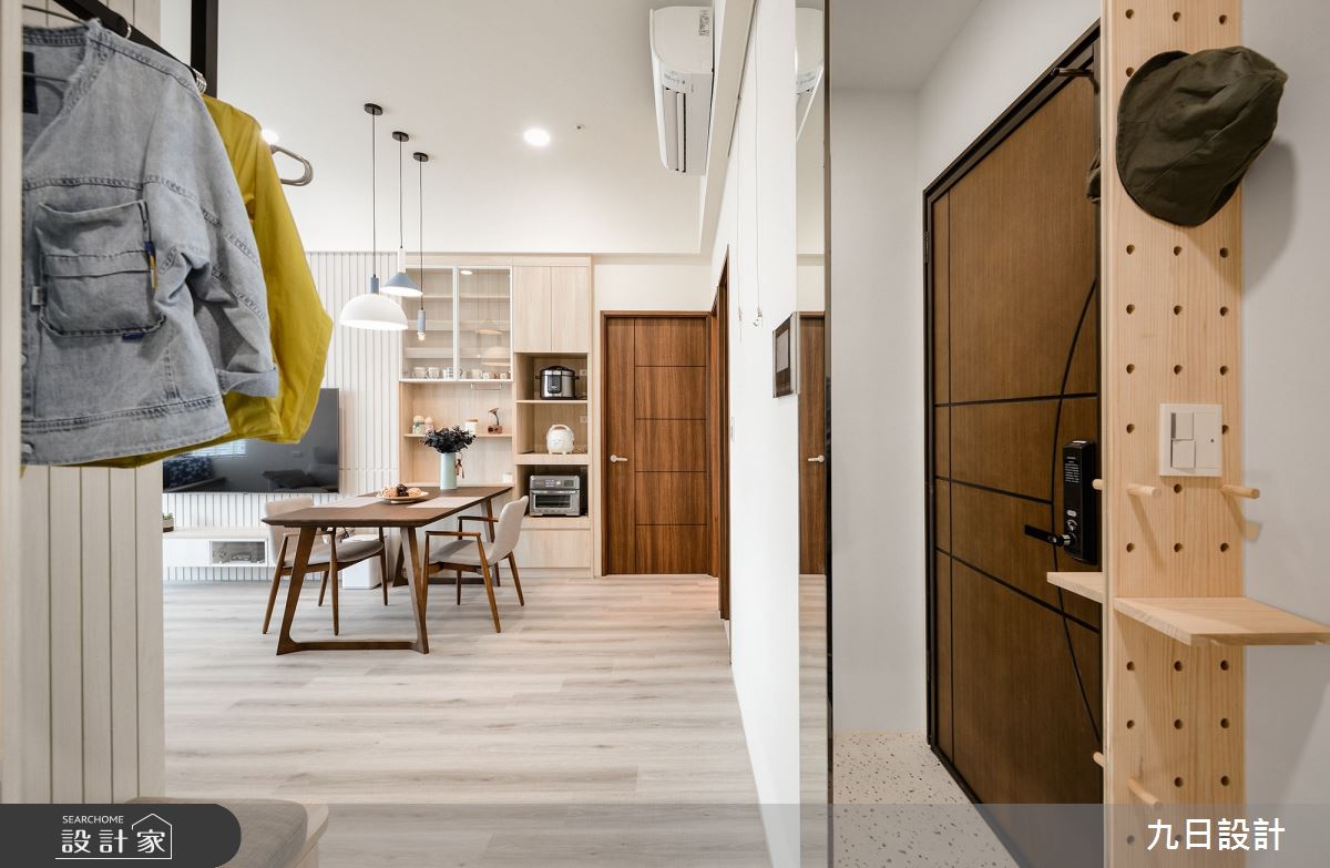 25坪新成屋(5年以下)＿北歐風玄關餐廳案例圖片＿九日室內裝修設計＿九日_54之2