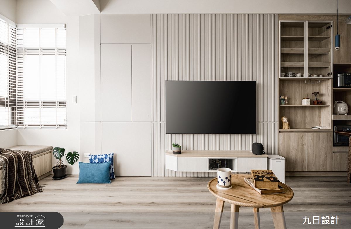 25坪新成屋(5年以下)＿北歐風客廳案例圖片＿九日室內裝修設計＿九日_54之11