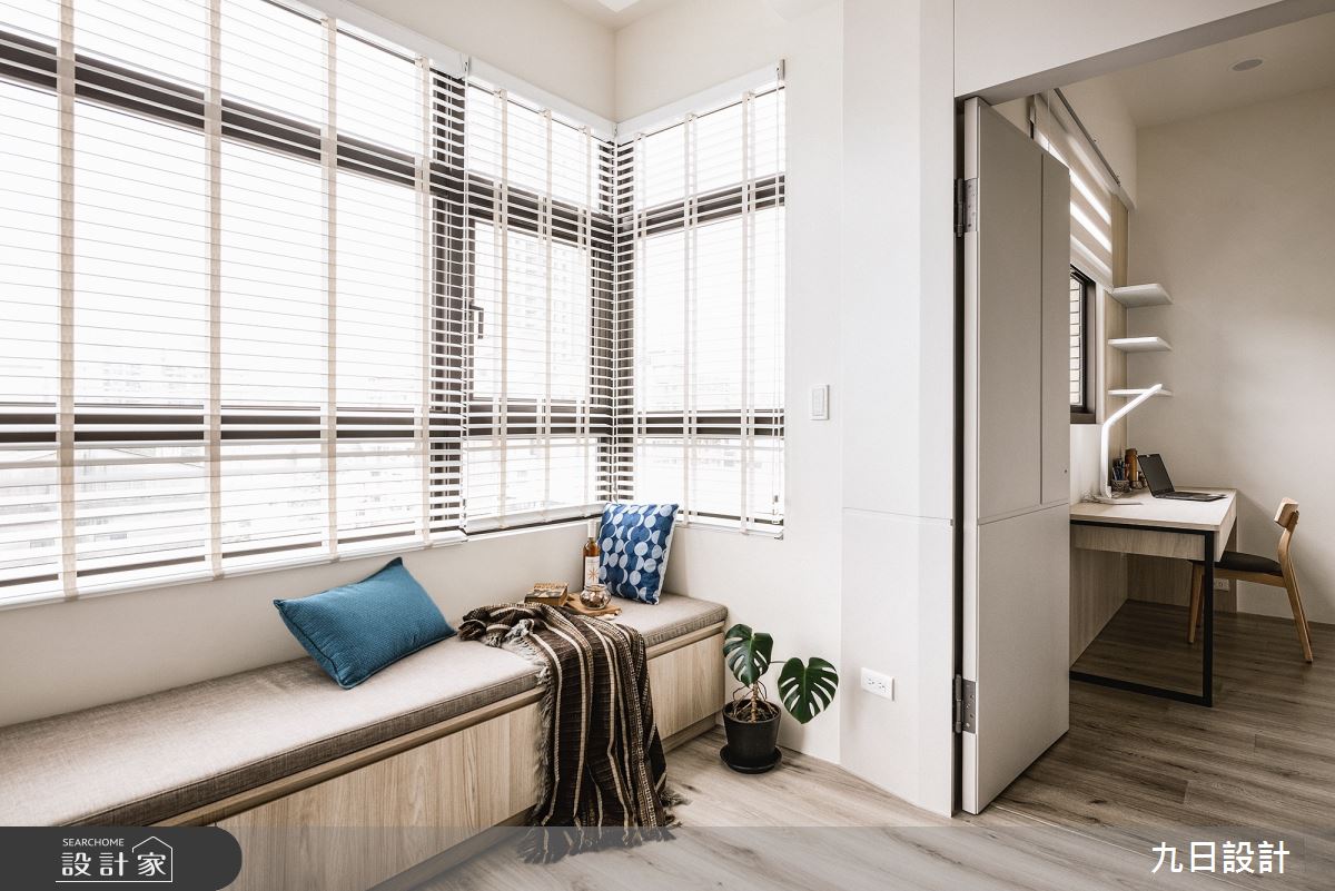 25坪新成屋(5年以下)＿北歐風客廳臥榻案例圖片＿九日室內裝修設計＿九日_54之14