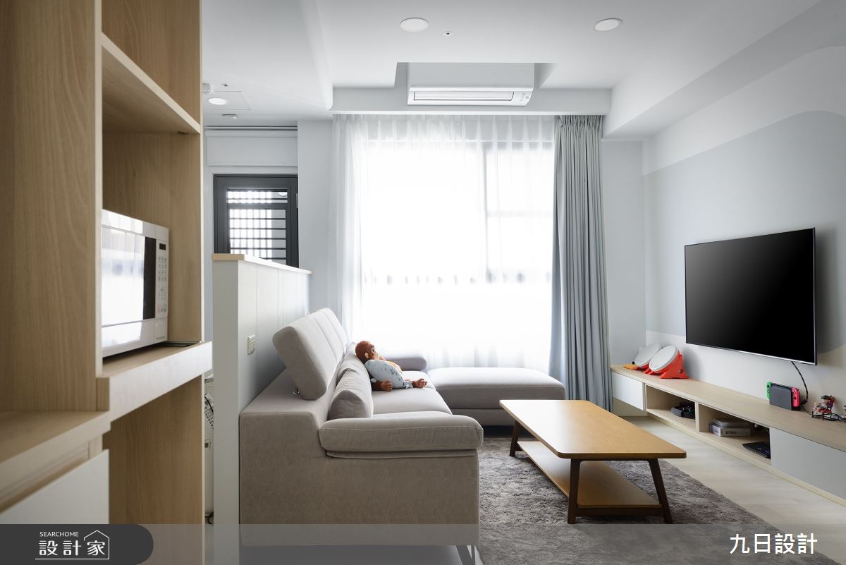 15坪新成屋(5年以下)＿北歐風客廳案例圖片＿九日室內裝修設計＿九日_55之12
