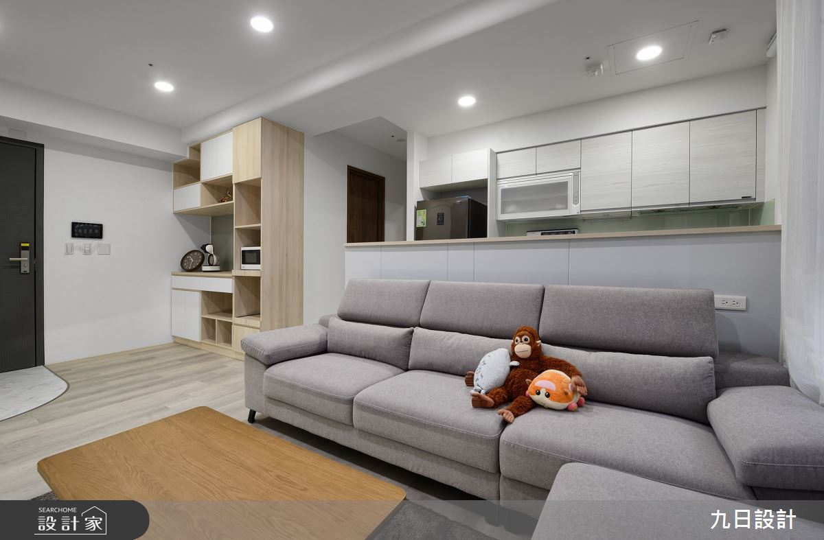 15坪新成屋(5年以下)＿北歐風客廳案例圖片＿九日室內裝修設計＿九日_55之13