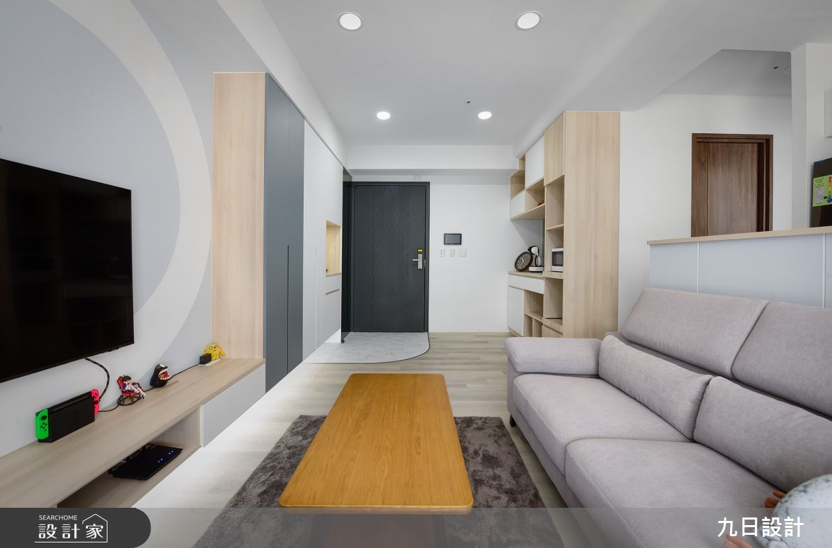 15坪新成屋(5年以下)＿北歐風客廳案例圖片＿九日室內裝修設計＿九日_55之14