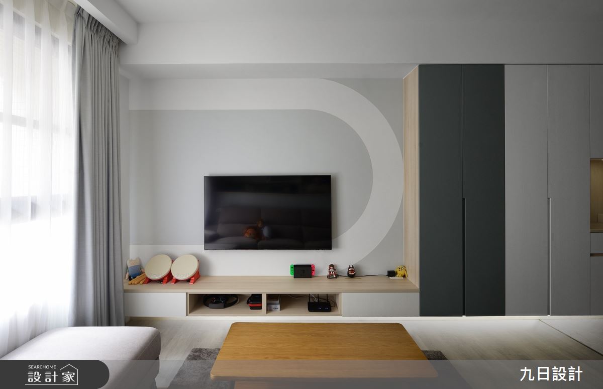 15坪新成屋(5年以下)＿北歐風客廳案例圖片＿九日室內裝修設計＿九日_55之4