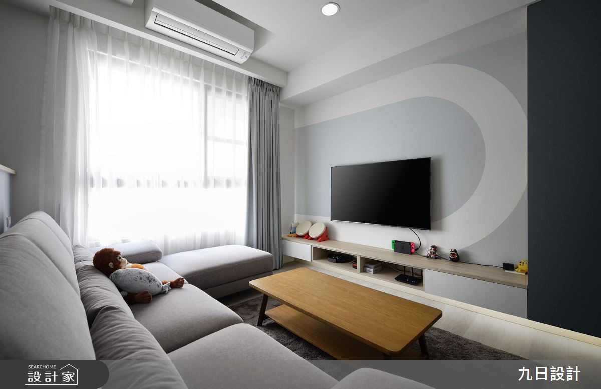 15坪新成屋(5年以下)＿北歐風客廳案例圖片＿九日室內裝修設計＿九日_55之5