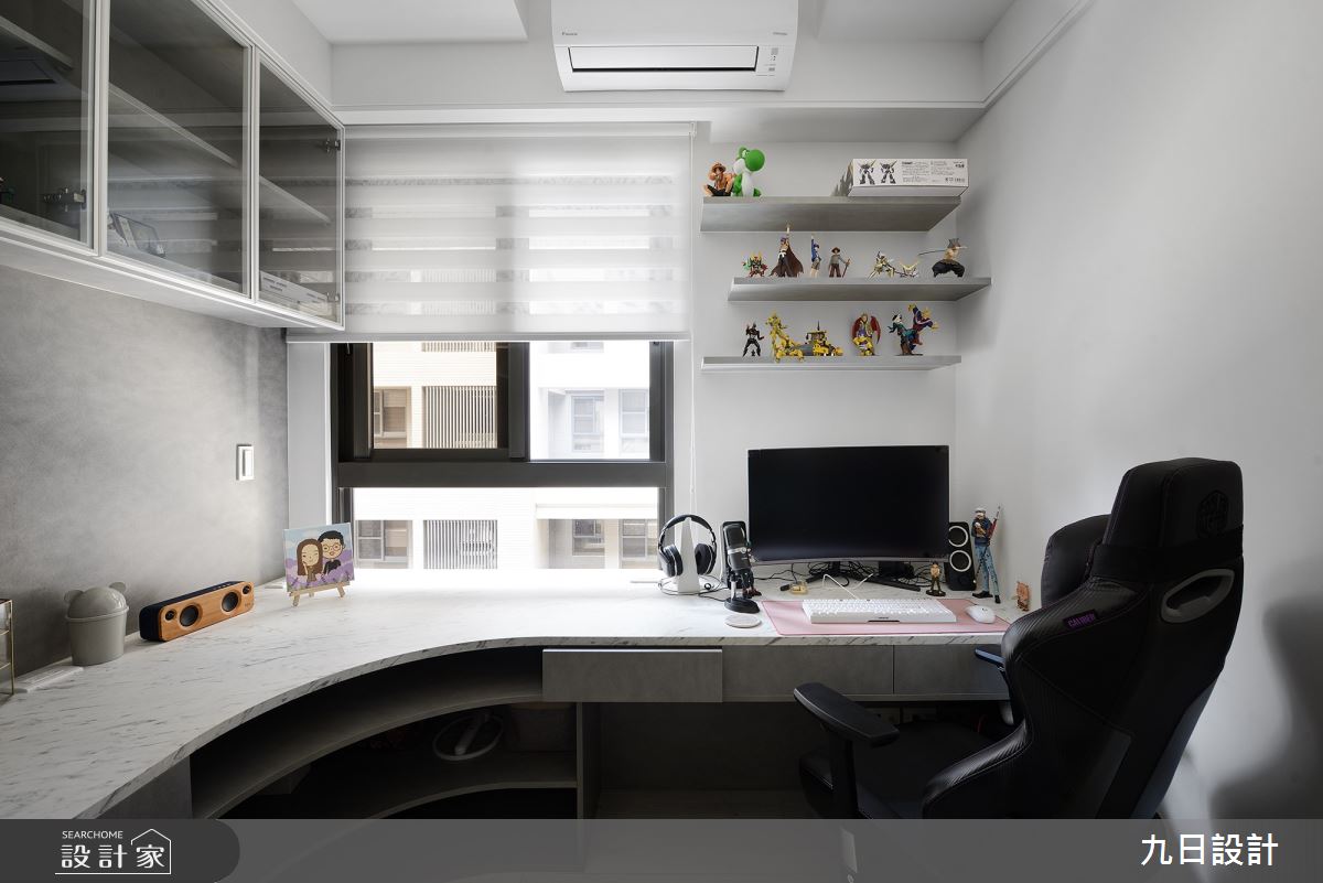 15坪新成屋(5年以下)＿北歐風書房案例圖片＿九日室內裝修設計＿九日_55之21