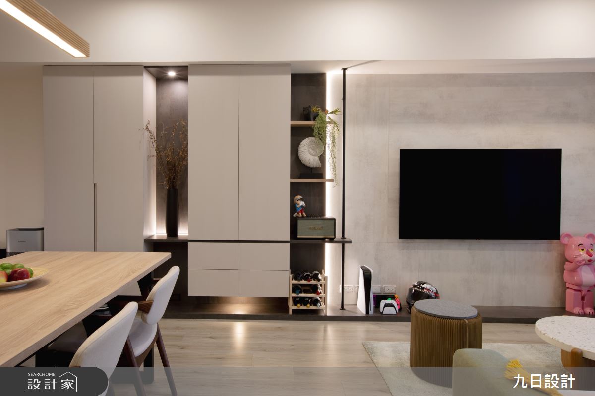 22坪新成屋(5年以下)＿現代風客廳案例圖片＿九日室內裝修設計＿九日_56之6