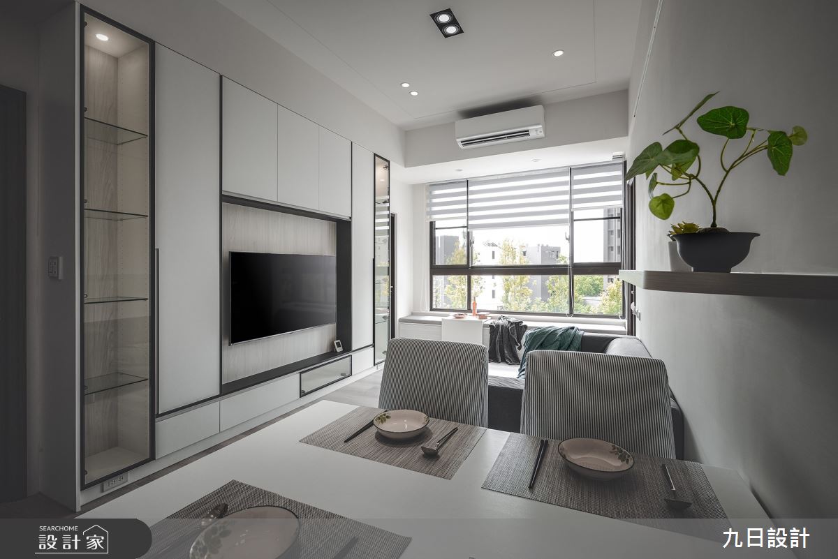 21坪新成屋(5年以下)＿北歐風客廳案例圖片＿九日室內裝修設計＿九日_57之4