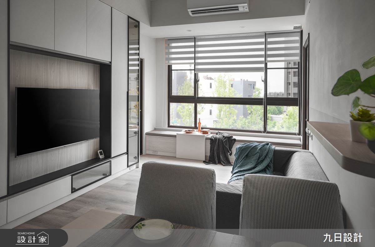 21坪新成屋(5年以下)＿北歐風客廳臥榻案例圖片＿九日室內裝修設計＿九日_57之5