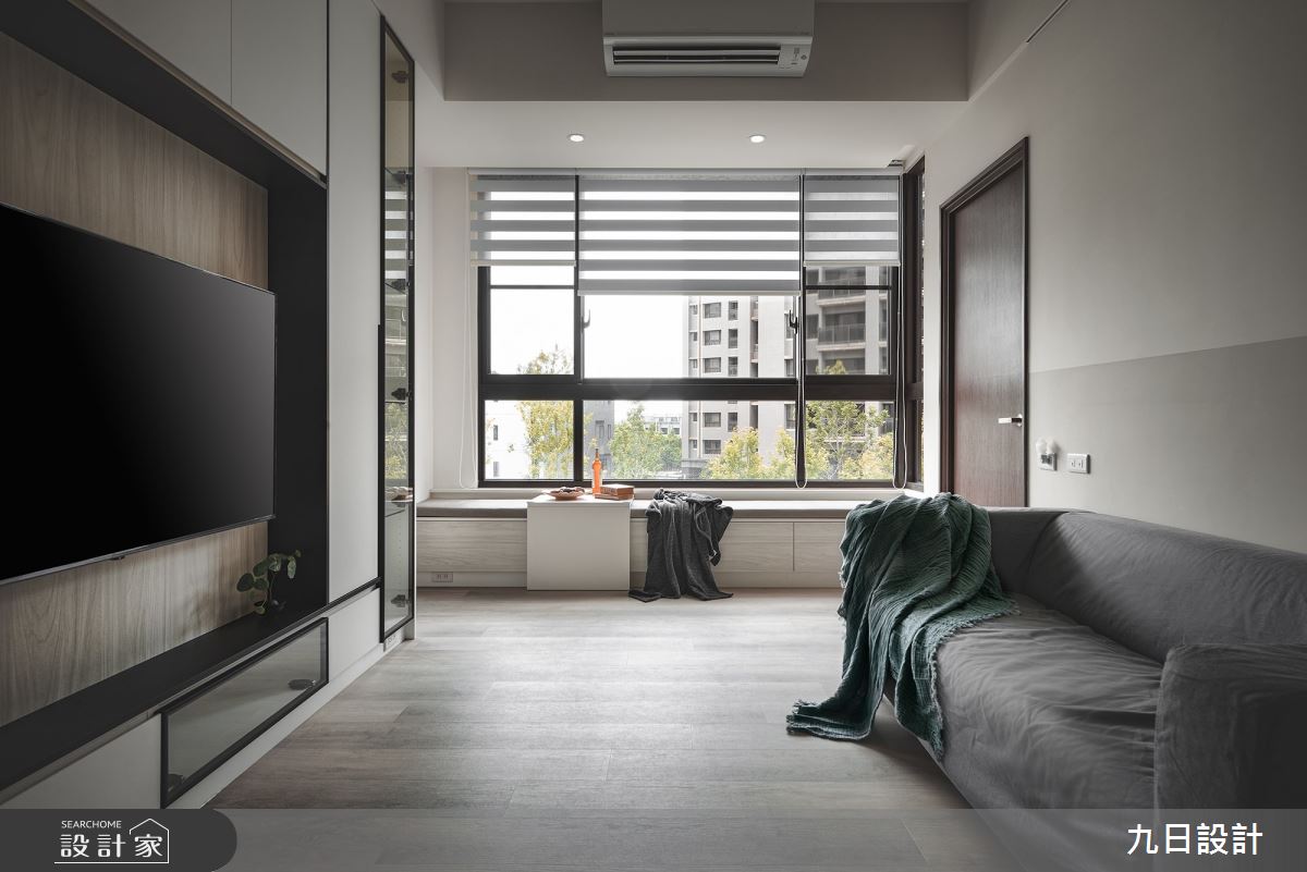 21坪新成屋(5年以下)＿北歐風客廳臥榻案例圖片＿九日室內裝修設計＿九日_57之6