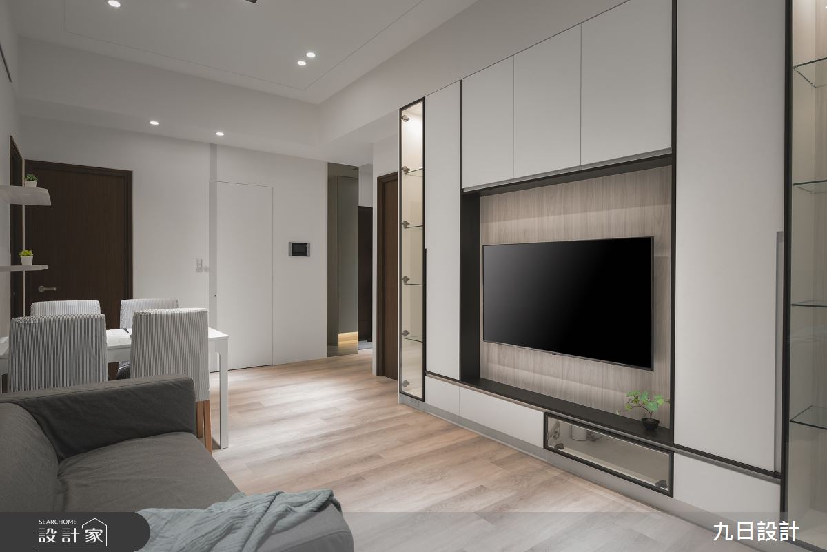 21坪新成屋(5年以下)＿北歐風客廳案例圖片＿九日室內裝修設計＿九日_57之7
