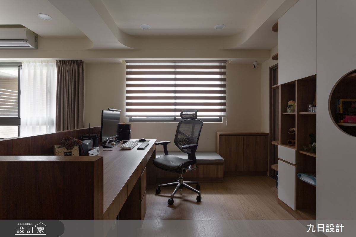25坪中古屋(5~15年)＿混搭風書房案例圖片＿九日室內裝修設計＿九日_58之7