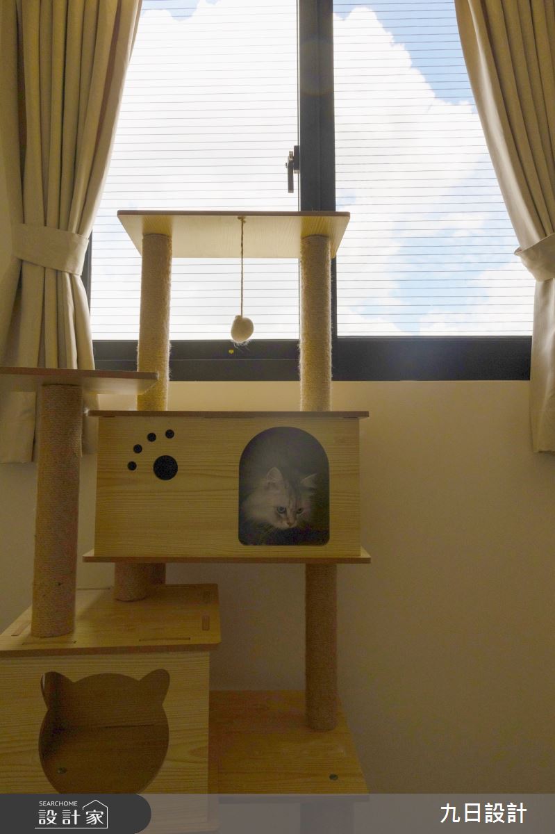 32坪新成屋(5年以下)＿現代風寵物客房多功能室案例圖片＿九日室內裝修設計＿九日_59之16