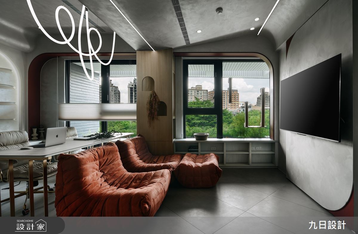 15坪新成屋(5年以下)＿現代風客廳書房寵物案例圖片＿九日室內裝修設計＿九日_60之7