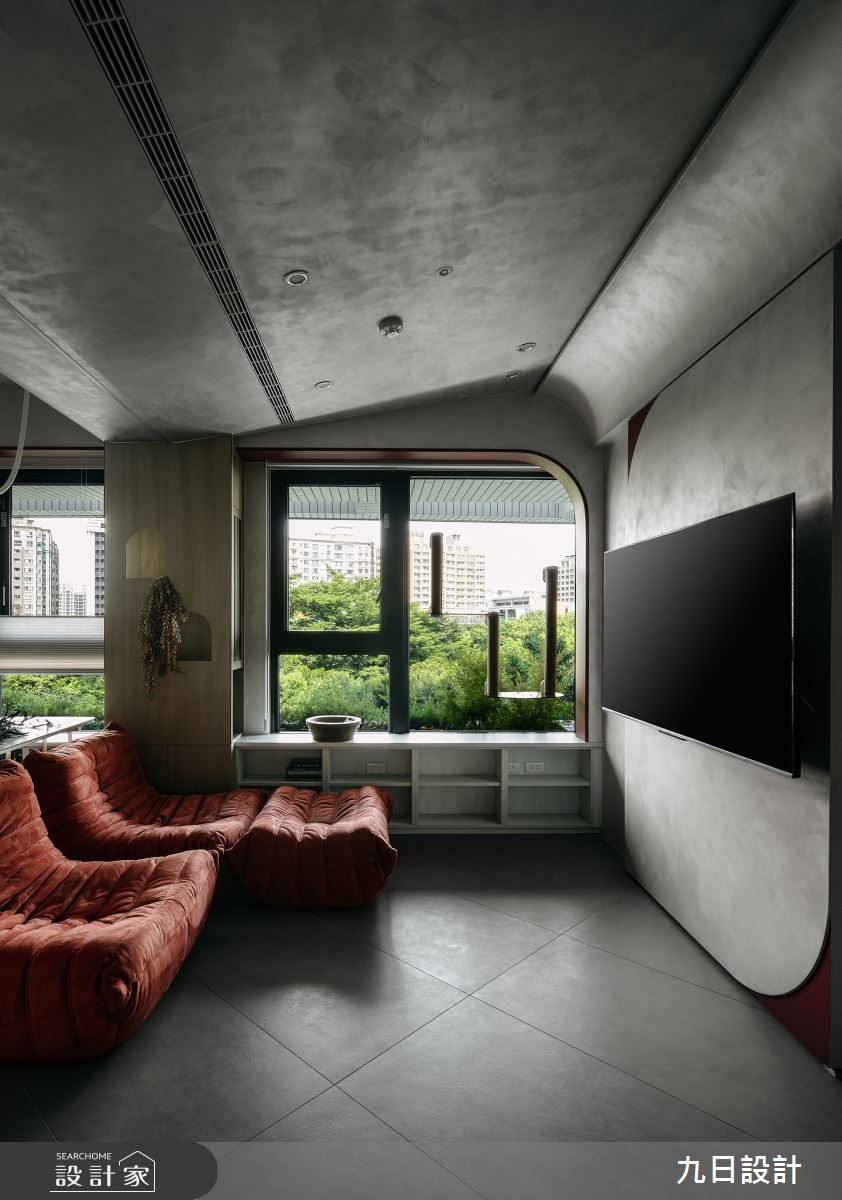 15坪新成屋(5年以下)＿現代風客廳閣樓案例圖片＿九日室內裝修設計＿九日_60之8