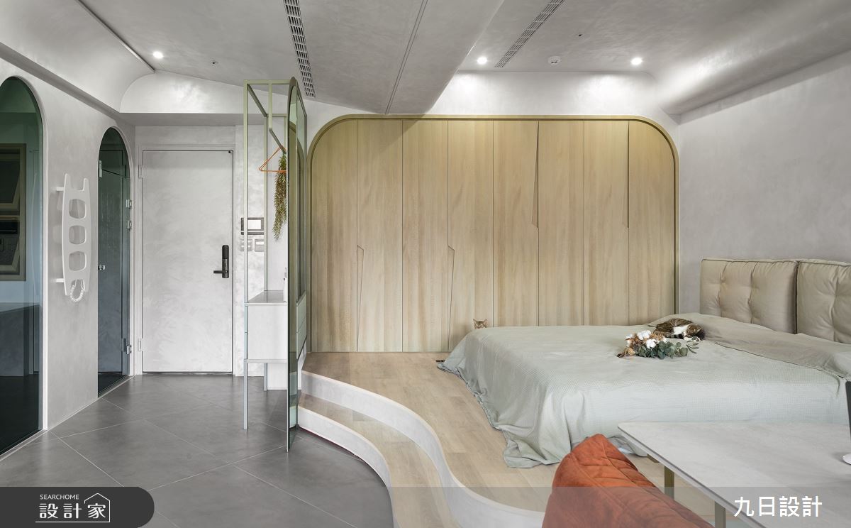 15坪新成屋(5年以下)＿現代風玄關臥室案例圖片＿九日室內裝修設計＿九日_60之1